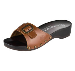 Berkemann Hamburg 0110-416 Holz Sandale Kalbsleder muskat Größe 6,5