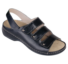 1009-903 Berkemann Berkoflex Lena Damensandale schwarz