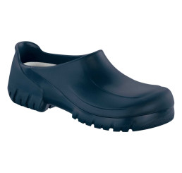 010252 BIRKENSTOCK A630 PU-Clog normale Weite blau