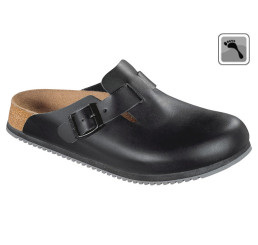 060196 Birkenstock Clog BOSTON Superlaufsohle schmale Weite schwarz Größe 35 - 48