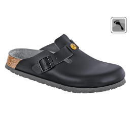 061368 BIRKENSTOCK ESD BOSTON Sandale schmale Weite schwarz Größe 36 - 42