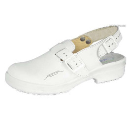 1000 ABEBA Classic Küchenclog küchenschuhe Berufsschuhe weiß Leder Größe 36-46