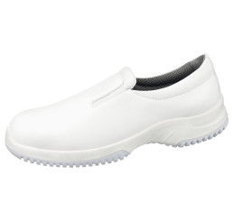 1740 ABEBA Slipper Arbeitsschuhe Berufsschuhe "Uni6" mit Schutzkappe weiß A-micro® Mikrofaser Größe  35 - 48