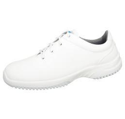 6780 ABEBA Schnürschuhe "Uni6" ohne Schutzkappe weiß, A-micro®, Größe  35 - 48