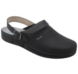 Awc Clogs 19000-02-66 Küche Pflege ohne Stahlkappe schwarz Leder Größe 36 - 47