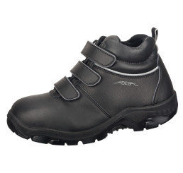 Abeba Anatom 2281 Küchenschuhe Sicherheitsstiefel HACCP mit Schutzkappe S3 SRC schwarz