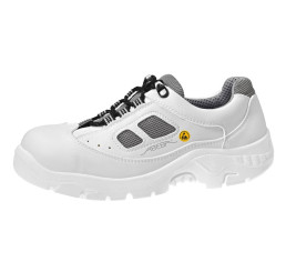 2626 Übergröße ABEBA ESD Anatom Arbeitsschuhe weiß mit Stahlkappe Mikrofaser Größe 49-52