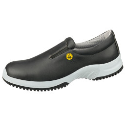 31741 ABEBA ESD Slipper Arbeitsschuhe Berufsschuhe "Uni6" mit Schutzkappe schwarz A-micro® Mikrofaser Größe  35 - 48