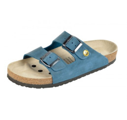 44111-3 WEEGER ESD Sandale Arbeitsschuhe blau Nubukleder Größe 35 - 49