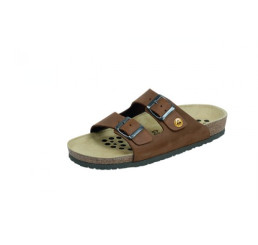 44111-4 WEEGER ESD Sandale Arbeitsschuhe braun Nubukleder Größe 35 - 49