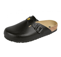 48512-1 WEEGER ESD Clog Arbeitsschuhe schwarz Leder Größe 35 - 49