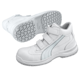 630182 PUMA Absolute Mid Sicherheitsschuhe, weiß, S2 Größe 36-47