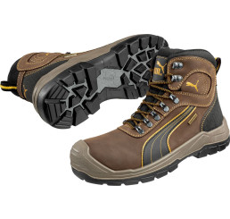 630220 PUMA "Sierra Nevada Mid", Sicherheitsstiefel, HRO SRC, Scuff Caps, braun, S3 Größe 39 - 48