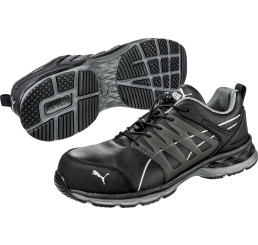 Puma Velocity 2.0 Black Low 643840 Sicherheitsschuhe S3 ESD HRO SRC 