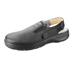 711035 Abeba X-LIGHT Clog Arbeitsschuhe Küche Gastronomie schwarz Leder SB Größe  35 - 48