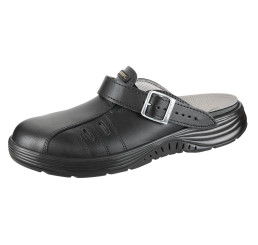 711142 Abeba X-LIGHT Clog Arbeitsschuhe Küche Gastronomie schwarz Leder OB 