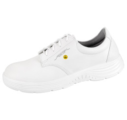 7131126 ABEBA X-Light ESD Arbeitsschuhe weiß HACCP Mikrofaser 02 Größe 35 - 48