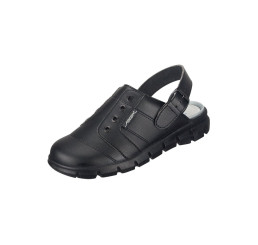 7361 ABEBA Dynamic Küchenclog Küchenschuhe Berufsschuhe schwarz Größe 35-48