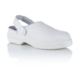 A711 Safeway Clogs Texfiber mit Stahlkappe weiß Größe 48 - 51