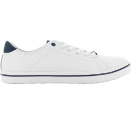Clark NAV OXYPAS Herren Pflegeschuhe Arbeitsschuhe Berufsschuhe ohne Schutzkappe weiss navy Leder Größe 40 - 47