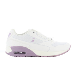 Ela LIC Safety-Jogger Arbeitsschuhe Pflege Praxis Schwestern ohne Schutzkappe weiß-violett Größe 36-42